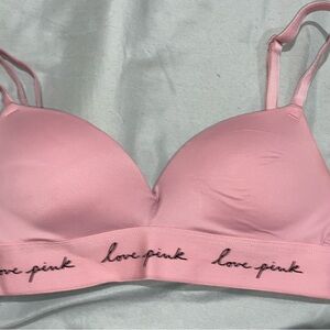 PINK Victoria's Secret Pink Wireless Bra with Adjustable Straps